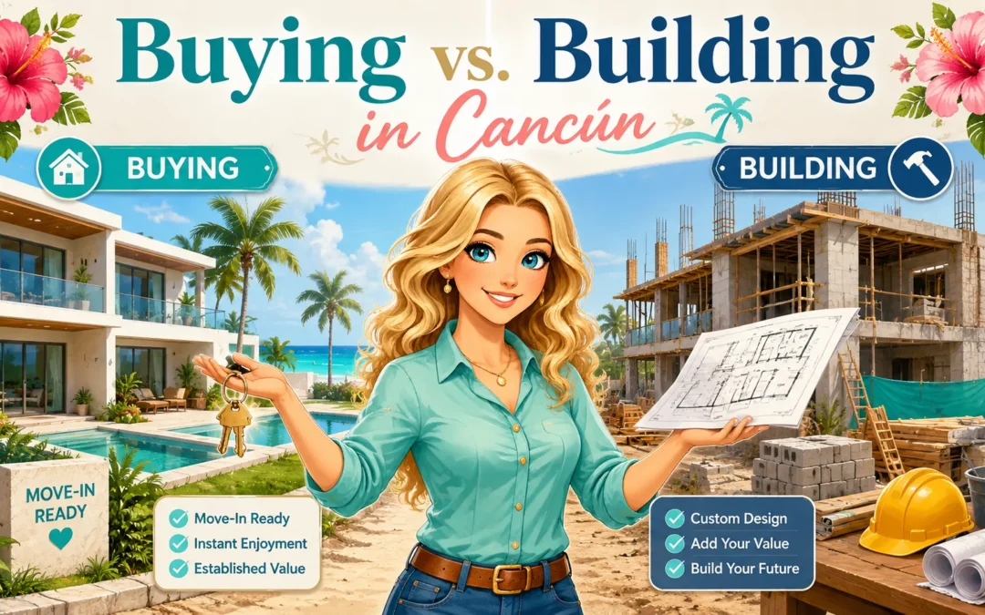 Buying vs building a house in Cancún