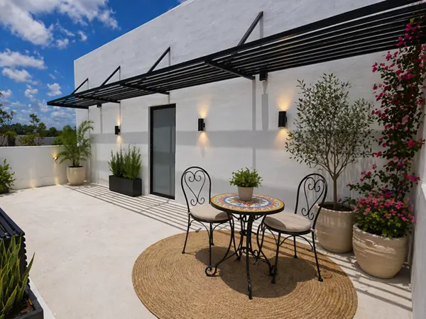 terrace_house House with Roof Garden